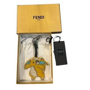 FENDI×FRGMT×POKÉMON Fendi Pokemon Dragonite Key Charm Key Chain Cairyu New